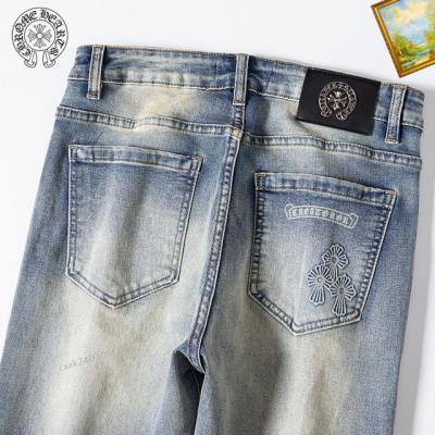 wholesale quality chrome heart jeans sku 1